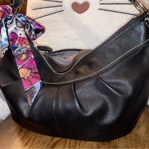 Coach Soho pleated leather F13731 with Tilly